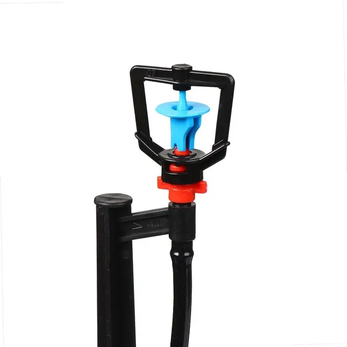 Форсунка-ороситель разбрызгивающая для капельного полива, h=56 см, с пикой, пластик, Greengo