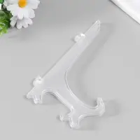 Подставка для тарелок 20 см, прозрачная，для тарелок d=20-23 см