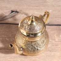 Чайник "Листья" латунь, 600 мл