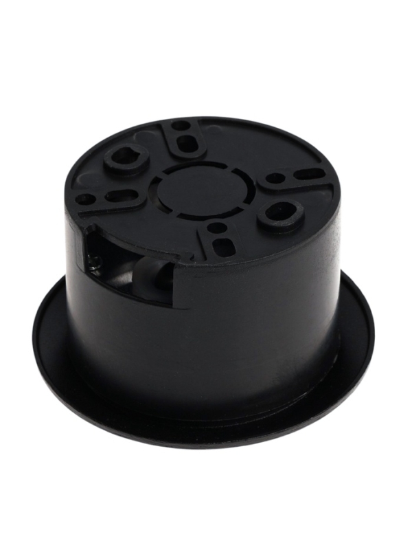 Встраиваемый светильник для лестницы, IP65, 3 Вт, 6500К, 65х65, круг, черный