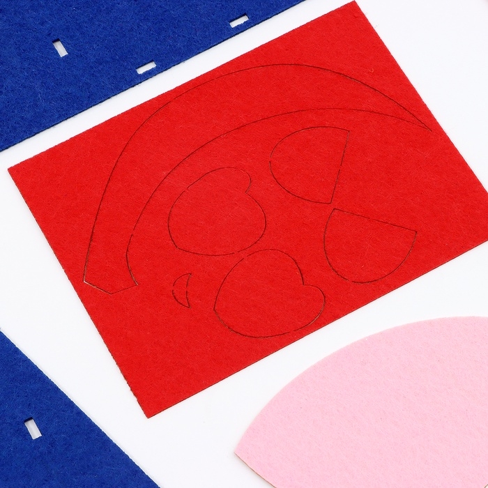 Набор для создания корзинки из фетра на новый год &laquo;Веселый олень&raquo;