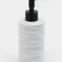 Дозатор для жидкого мыла "Волны", цвет белый