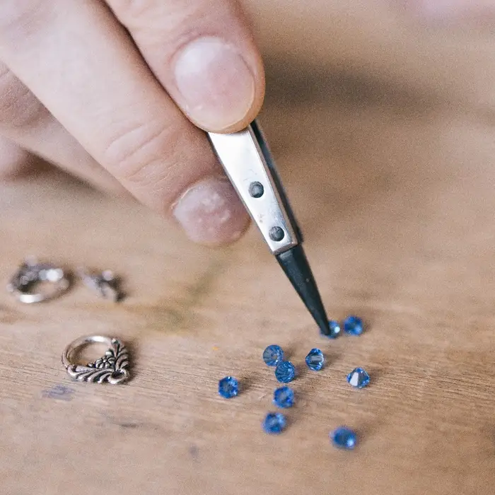 Замок-тоггл &laquo;Венок&raquo;, 17&times;12 мм (набор 2 шт.), цвет серебро