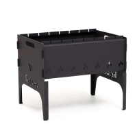 Мангал разборный  "Булава" мини, с сумкой, толщина металла 2 мм, 40 х 30 х 32 см