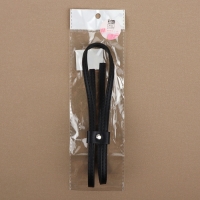 Утяжка для сумки, 82 &plusmn; 3 &times; 0,8 см, цвет чёрный/серебряный