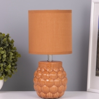 Лампа настольная "Хицугая" 1х40Вт Е14 какао 14х14х28см