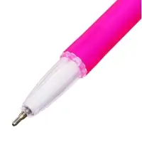 Ручка шариковая 0.7 мм, Slick, чернила синие, игольчатый стержень, МИКС