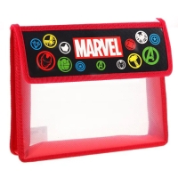 Папка пластиковая для тетрадей А5, на липучке, &laquo;Мстители&raquo;