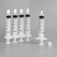 Шприц парфюмерный, 5 мл, фасовка - 5 шт., прозрачный