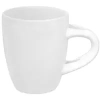 Кофейная кружка Pairy с ложкой, белая с красной