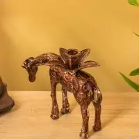 Подсвечник "Жираф" алюминий 26х11х17 см