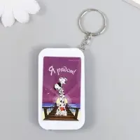 Фонарик брелок для ключей на кольце &laquo;Пёсики-далматинцы: Я рядом!&raquo;, 6.5&times;3.5&times;1 см, МИКС