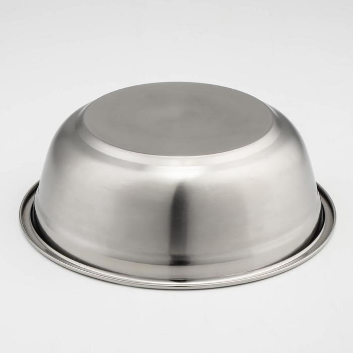 Мискa из нержавеющей стали, 2,3 л, 24&times;8 см, 201 мaркa стaли, толщинa 0,8 мм, внутренний диaметр 22 см