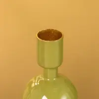 Подсвечник на 1 свечу "Авокадо" с 3 сферами 10х10х25 см