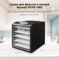 Сушка для фруктов и овощей HYFD-1803 27под. 700Вт