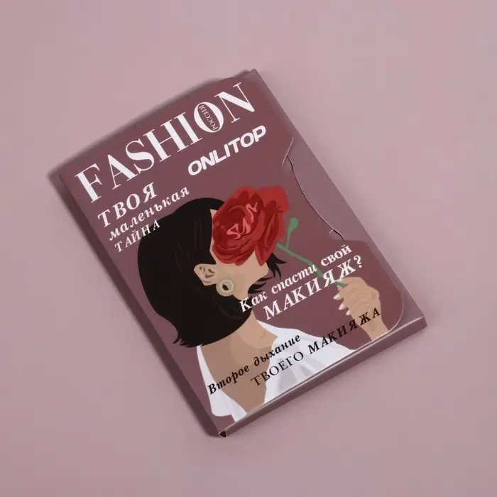 Матирующие салфетки &laquo;Девушка с розой&raquo;, 100 шт