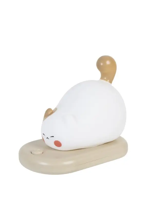 Ночник "Котёнок на коврике" LED 3Вт 5V USB АКБ 9х15х13,2 см