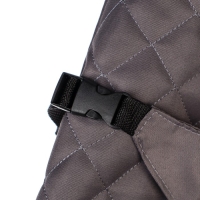 Шезлонг детский, кресло - качалка с игрушками для новорождённых &laquo;Крошка Я&raquo;, цвет серый