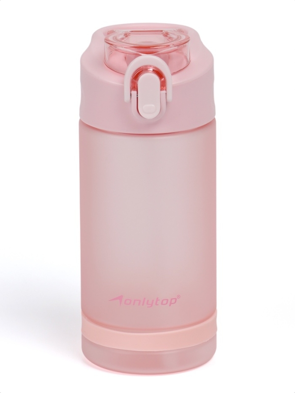 Бутылка для воды Onlytop, 550 мл, цвет розовый