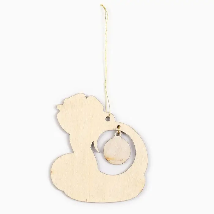 Елочная игрушка &laquo;Змейка&raquo; 6 шт., 8.5&times;9.6 см