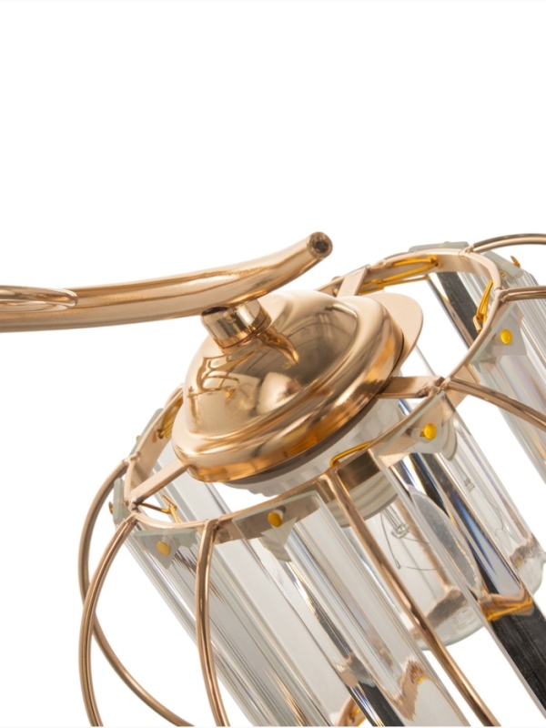 Люстра "Переливы" 2х40Вт Е27 золото