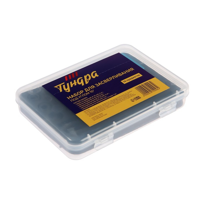 Набор для засверливания под углом 15&deg; ТУНДРА, по дереву, 6-8-10 мм