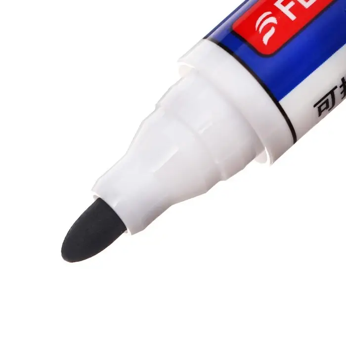 Маркер для доски, 3 мм, круг, чёрный