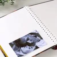 Фотоальбом 10 магнитных листов "Алая роза" 23X28см, пер-т внутр.спираль