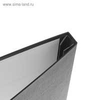 Папка "Дипломный проект" А4 бумвинил, гребешки/сутаж, без бумаги, чёрная (вместимость до 300 листов)