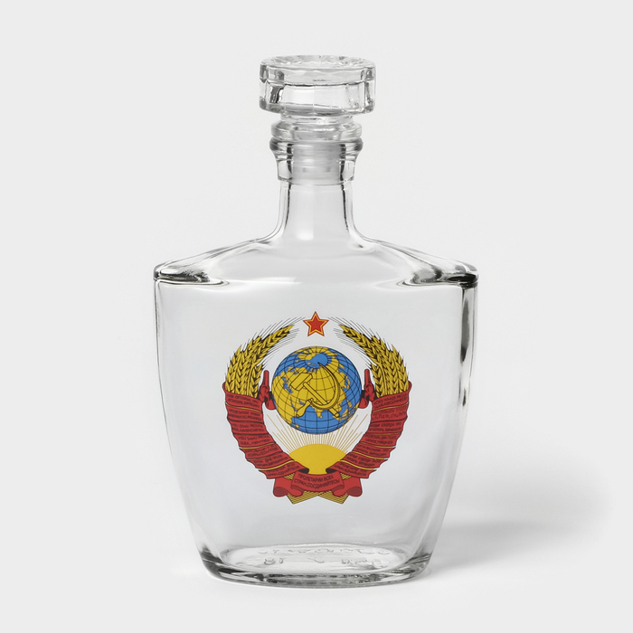 Набор питьевой &laquo;Герб СССР&raquo;, 7 предметов: штоф 500 мл, 6 стопок 50 мл