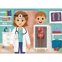 Пазл с фонариком &laquo;Кабинет врача&raquo;, 63 детали