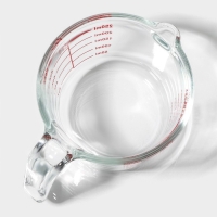 Кувшин мерный из жаропрочного стекла Доляна &laquo;Классика&raquo;, 250 мл, 14&times;10,5&times;7 см