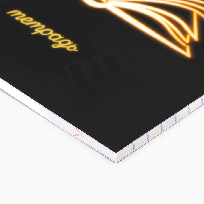 Предметная тетрадь А5, 48 л на скрепке &laquo;Неон. Литература&raquo; Софт тач лам, 3D лак