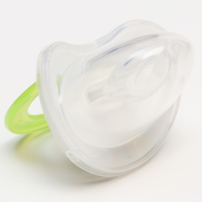 Соска - пустышка силиконовая ортодонтическая &laquo;Кошечка&raquo;, от 0 мес., с колпачком, цвет желтый
