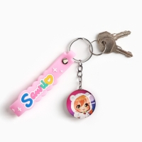 Брелок для ключей детский аниме &laquo;Девочка-медвежонок&raquo;, 3.5 х 14 см