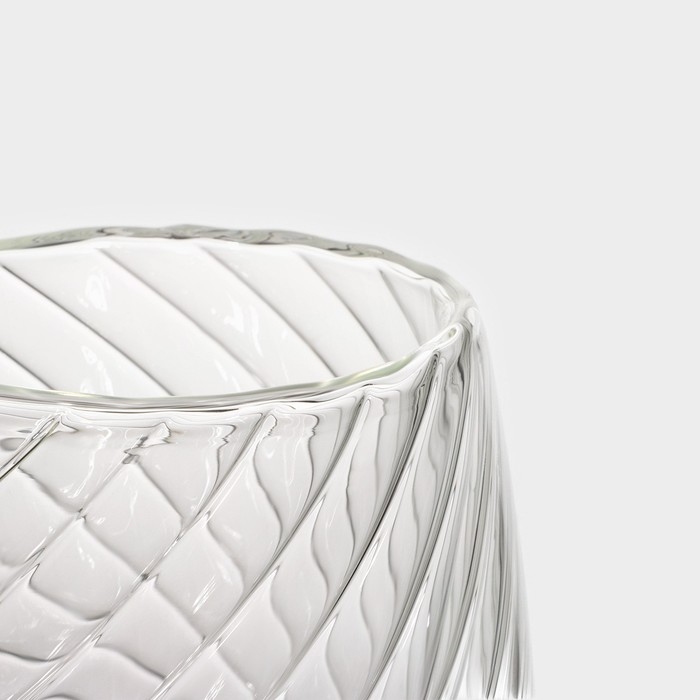 Стакан стеклянный с двойными стенками Magistro &laquo;Вихрь&raquo;, 200 мл