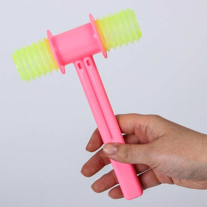 Погремушка &laquo;Молоток&raquo; озвученный, цвет МИКС, Аэлита