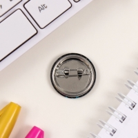 Значки закатные набор 3 шт d=25 мм "Космос" 7х7 см