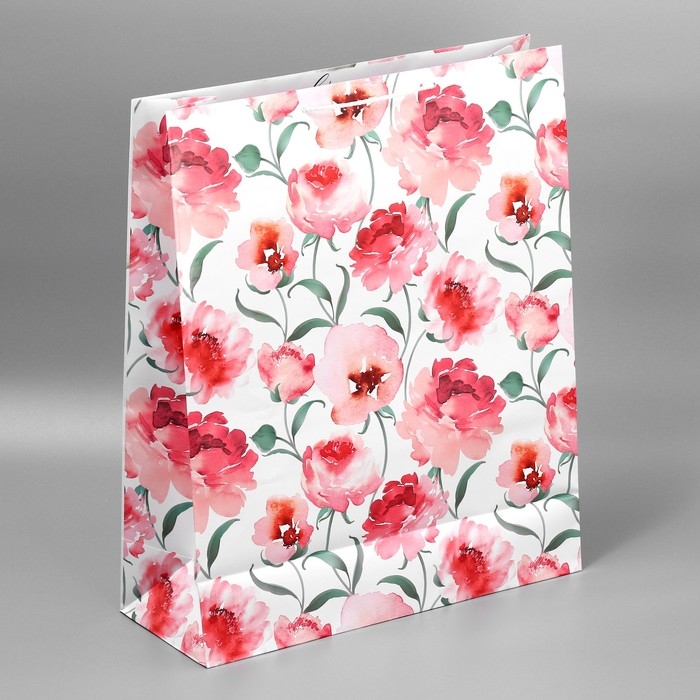 Пакет подарочный ламинированный, упаковка, Present, 40 х 49 х 15 см