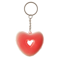Мялка-сквиш &laquo;Сердечко&raquo;, на брелоке, цвета МИКС