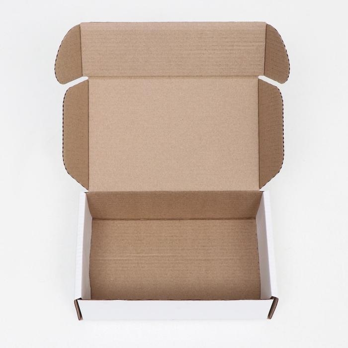 Коробка самосборная "Почтовая", белая, 26 х 17 х 8 см