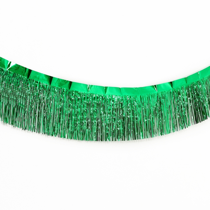 Гирлянда &laquo;Дождик&raquo; с липкой лентой, 2 метра, цвет зелёный