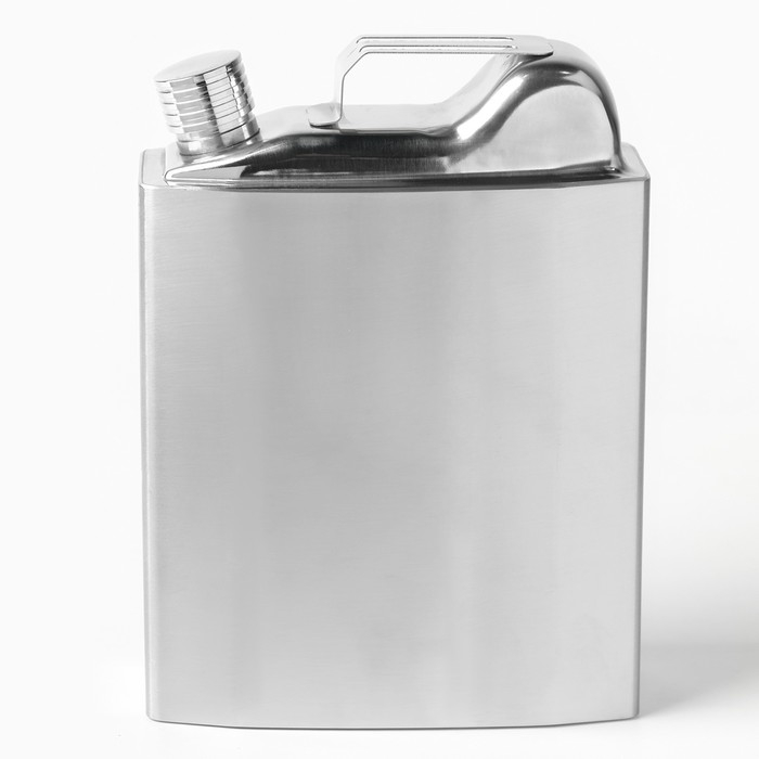 Фляжка для алкоголя и воды, 1.6 л, "СССР", нержавеющая сталь, чехол, подарочная, армейская