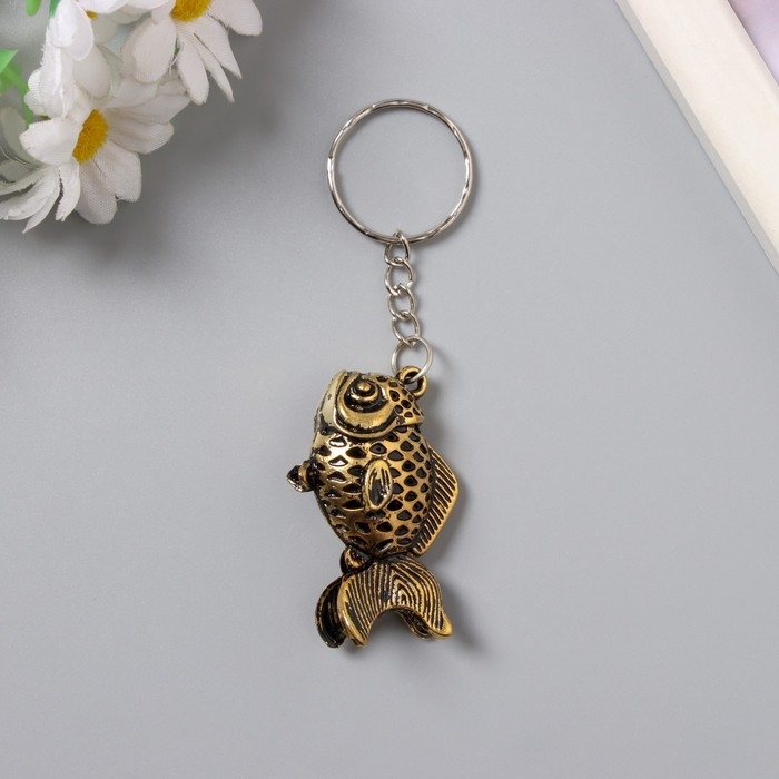 Брелок металл "Рыба" МИКС 4,5х3 см