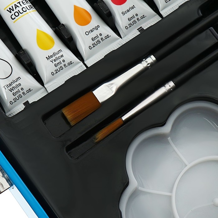 Набор для рисования Calligrata "Космонавт", cиний кейс