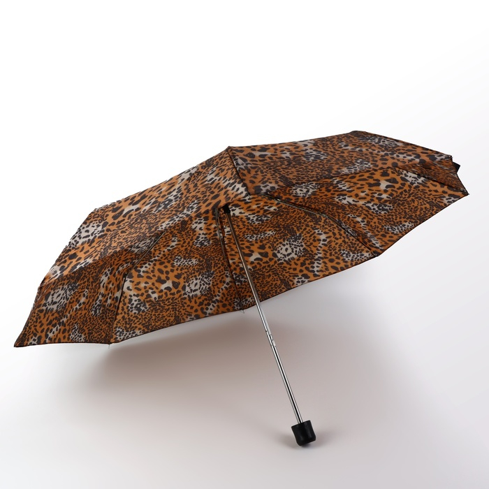Зонт механический &laquo;Сафари&raquo;, 3 сложения, 8 спиц, R = 48 см, рисунок МИКС