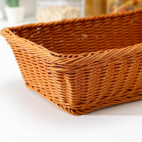 Корзина для продуктов Доляна, 40&times;25&times;10 см, цвет коричневый