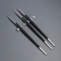 Подставка для маникюрных кистей &laquo;MINI&raquo;, 5 секций, 8&times;1 см, прозрачная