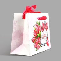 Пакет ламинированный с лентой &laquo;С Днём рождения&raquo;, MS 23 &times; 10 &times; 18 см