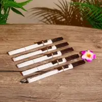 Палочки китайские "Сирень" 5 пар 25х10х2 см кокос, МИКС